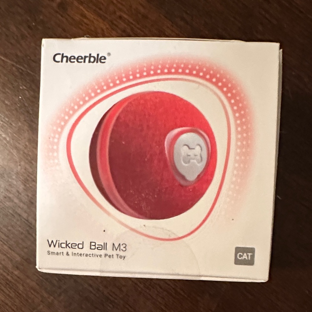 Wicked Ball M3 Interactive Cat Toy - Red